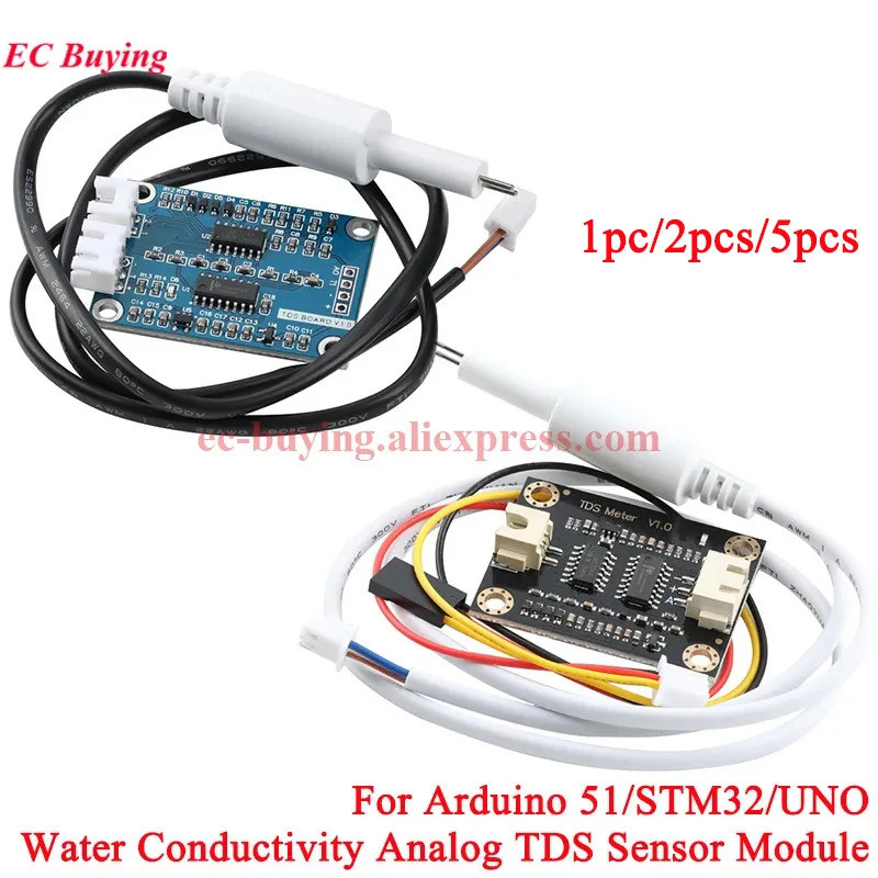 TDS Sensor Module Analog Signal Dissolved Solids Water Conductivity ...