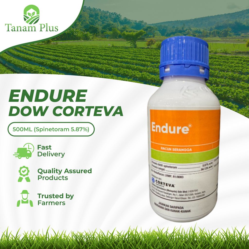 500ML Endure Corteva Dow Spinetoram 5.87% Insecticide Racun Serangga ...