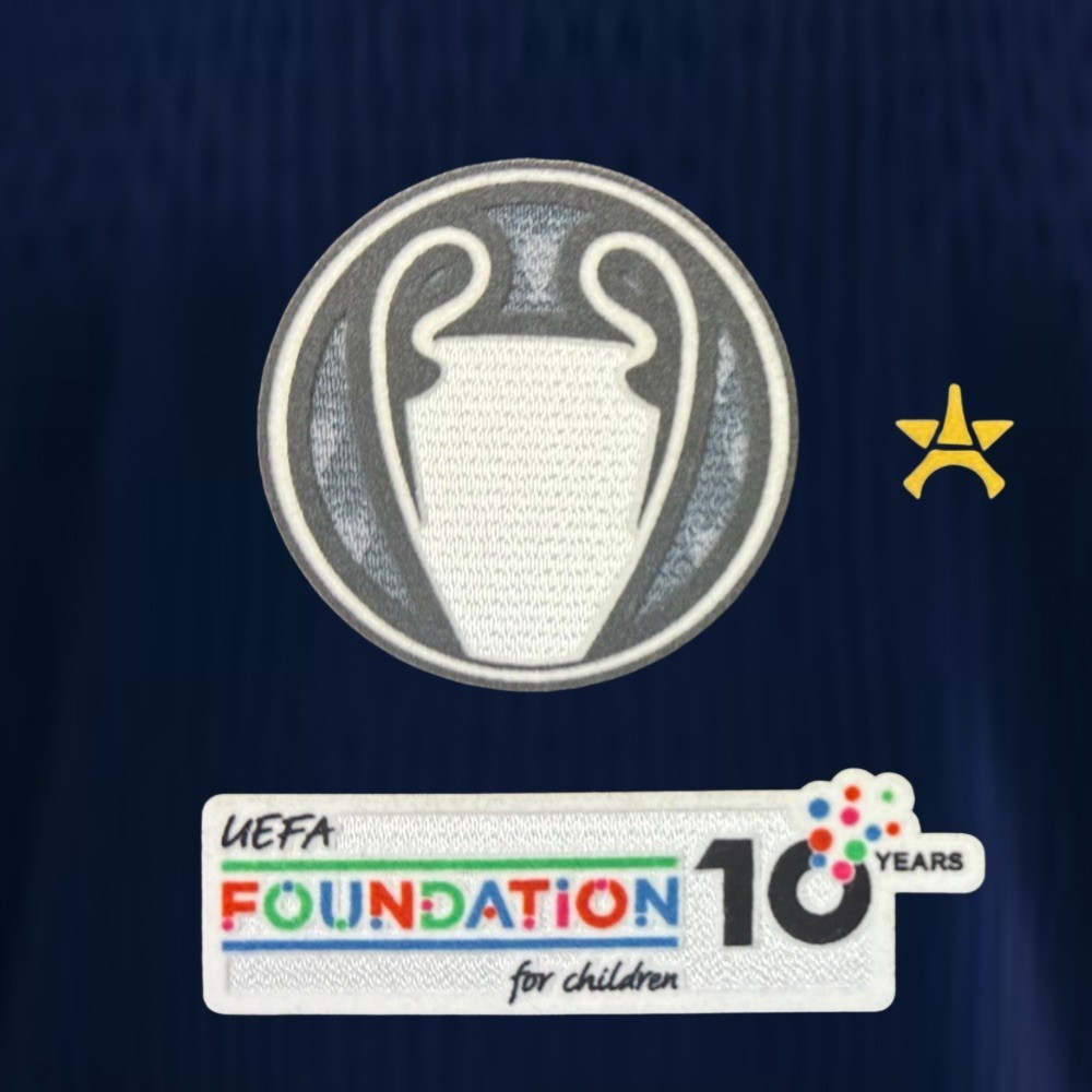 OFFICIAL PSG UCL Champion 2025 Patch + UEFA Foundation 10 years ...
