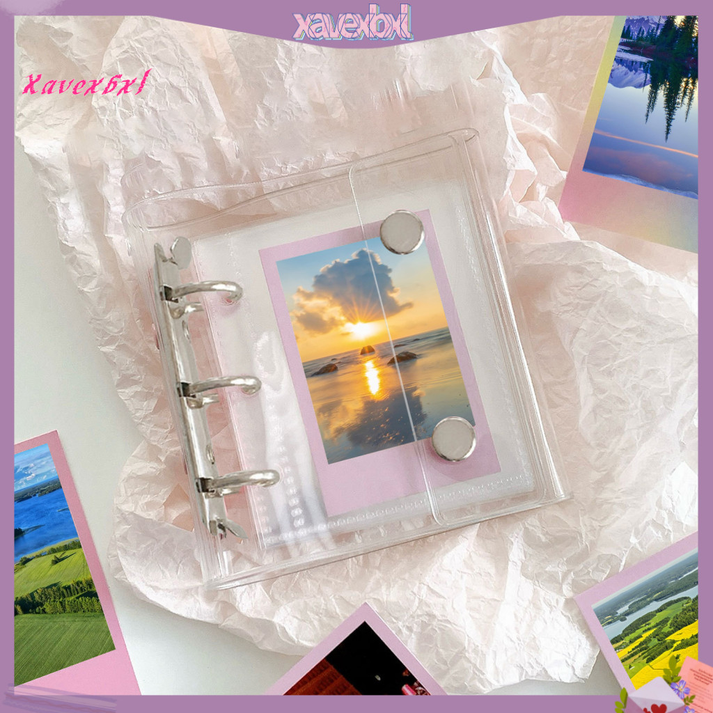 xavexbxl| A8 Binder Notebook Scrapbook High Transparency Ledger ...