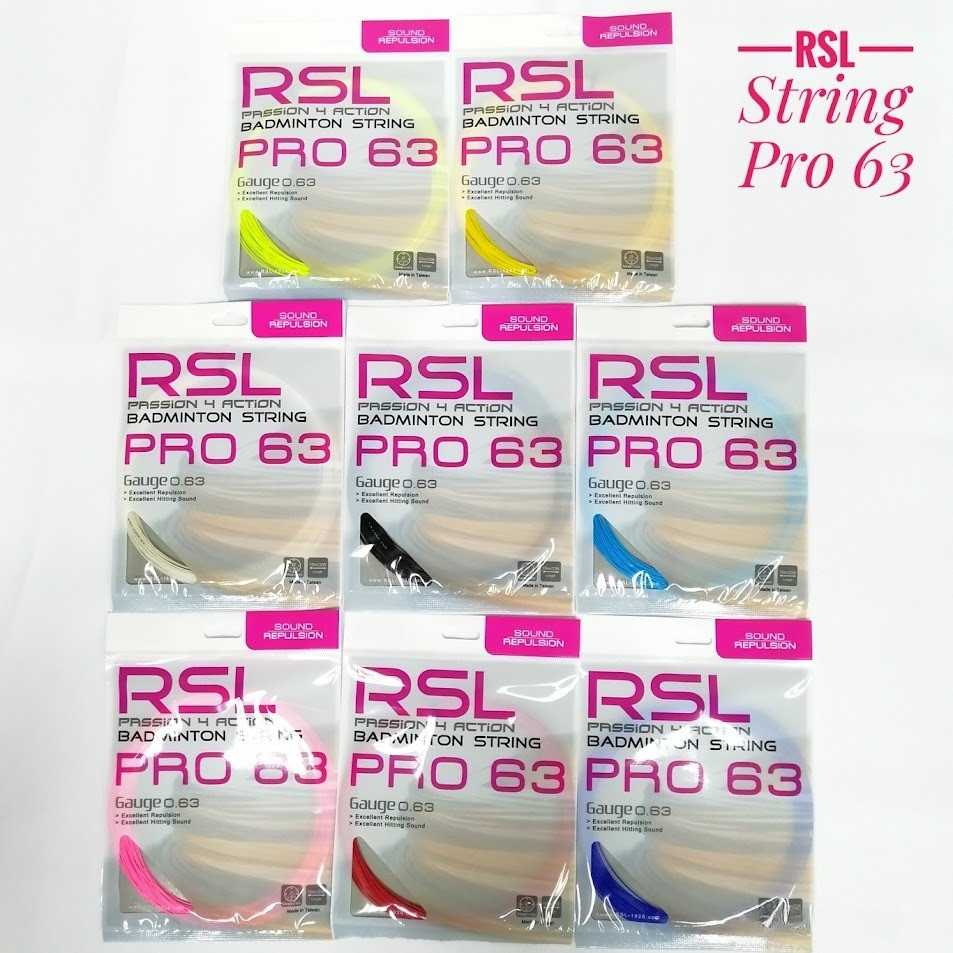 RSL Badminton String PRO 63 ( 100% Original ) | Shopee Malaysia