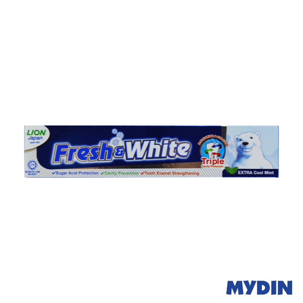 Fresh & White Toothpaste Extra Cool Mint (70g) | Shopee Malaysia