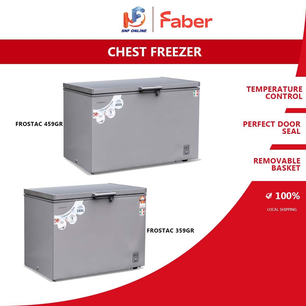 Faber Peti Sejuk Beku - Chest Freezer (350L / 438L) FROSTAC 359GR ...