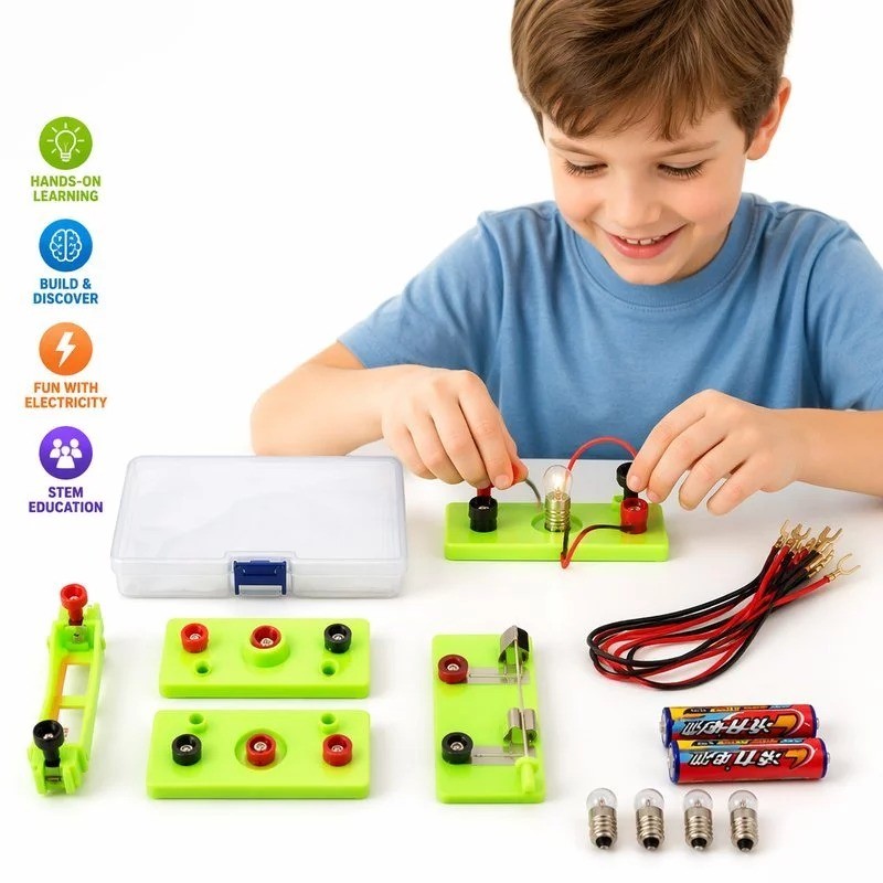 Electric Circuit Kit Science Experiment Set Series Parallel Circuit ...