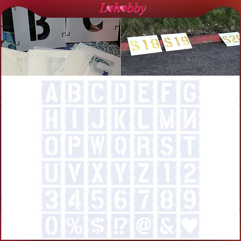 Lohobby Letter Stencils 2 inch Craft Stencils Spray Painting Alphabet ...