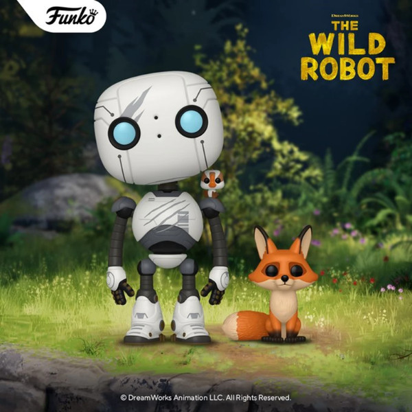 Funko POP and Buddy Wild Robot Roz with Brightbill and FINK | Shopee ...