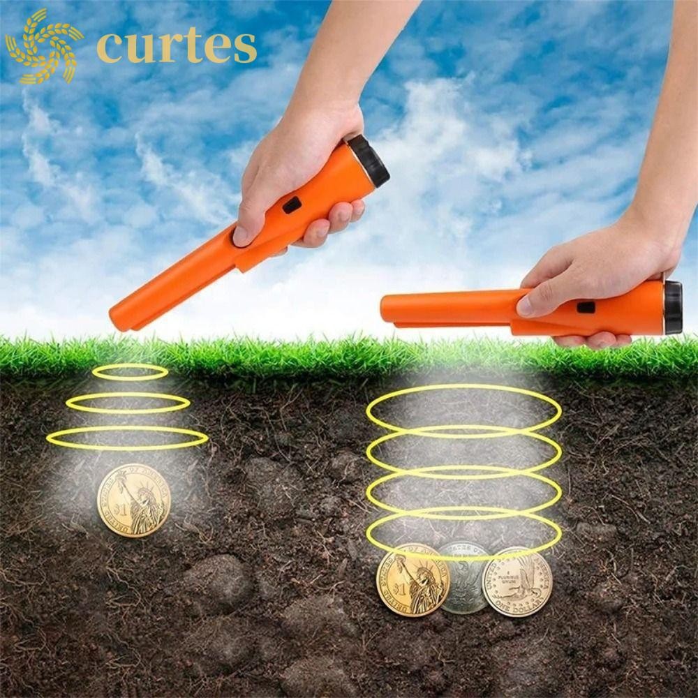 CURTES Handheld GP-Pointer, 360° Scan High Sensitivity Metal Detector ...