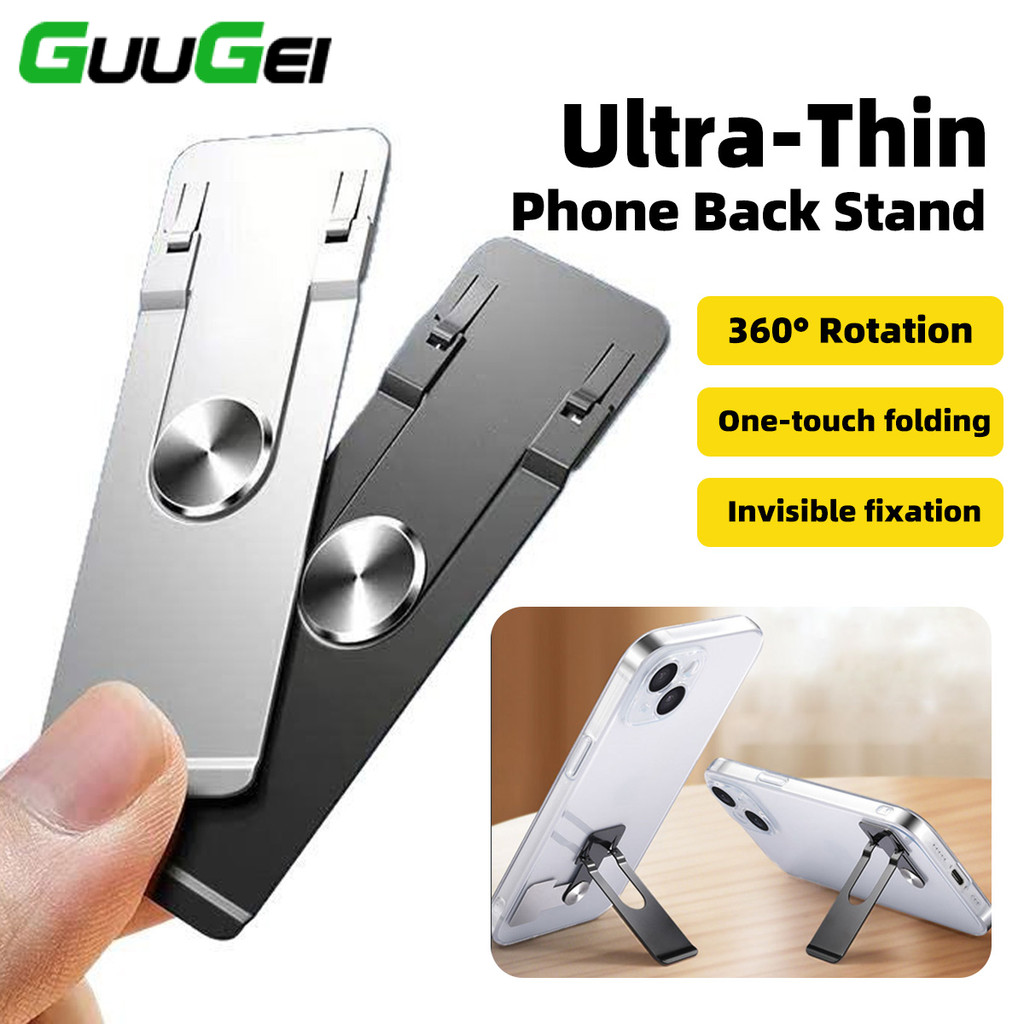 Guugei Mini Folding Phone Back Sticker Bracket 360° Rotation Phone ...