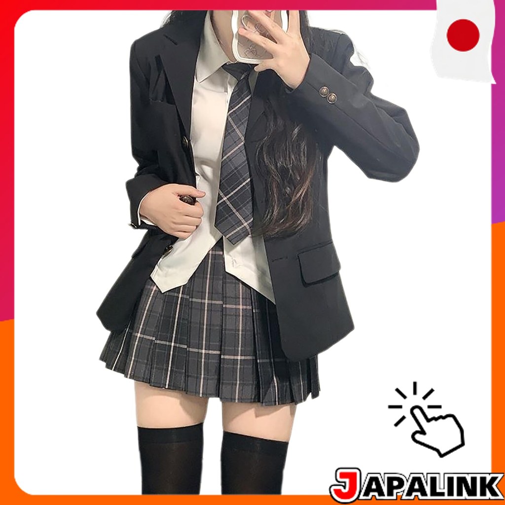 LAVASEON Cute School Blazer Jacket for Girls Formal Spring Autumn ...