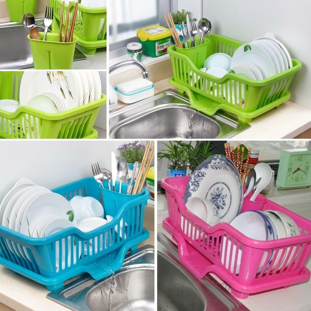 🌟【 Murah Sekali】🌟🌟Large Size IKEA Style Kitchen Sink Tray Dish Drainer ...