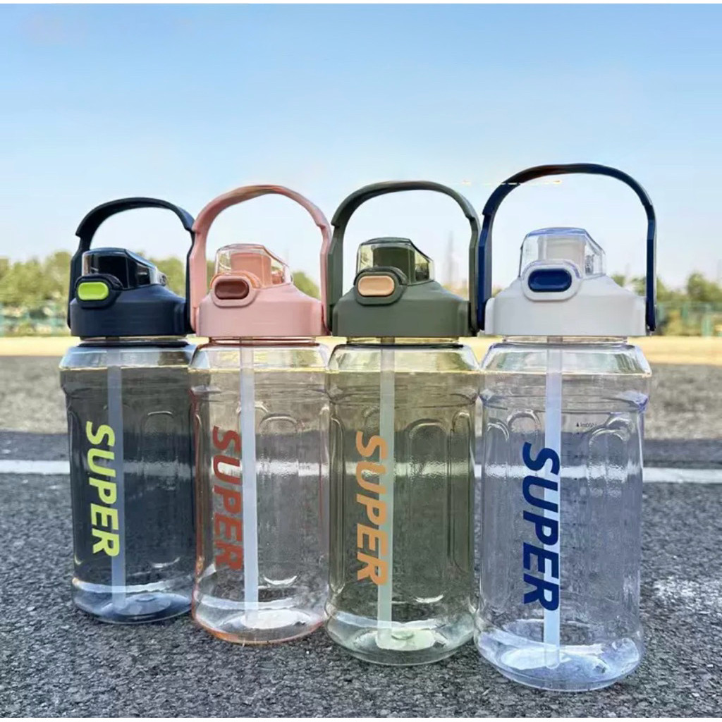 SUPER 1.5L 2L BIG Water Bottle Drinking Botol Air Besar Bekas Air ...