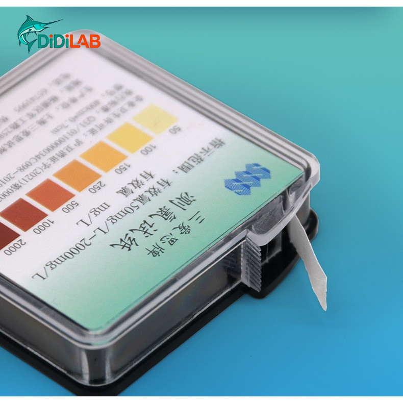 DiDiLAB Chlorine Test Paper 50-2000mg/L Residual Chlorine Test Paper 84 ...