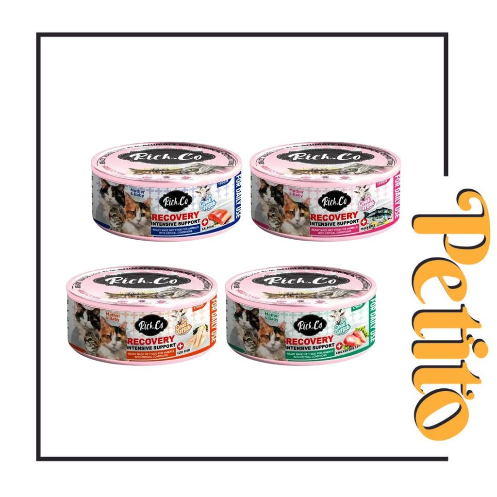 Rich.Co Recovery Intensive Support 170g - with Goat Milk Cat Canned ...