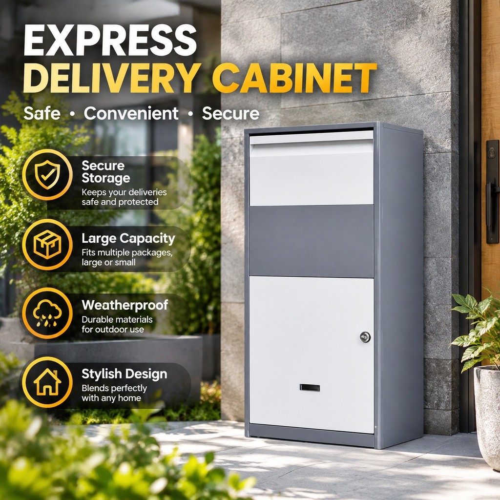 【In Stock】Outdoor Parcel Drop Box with Lock Large Capacity Waterproof ...