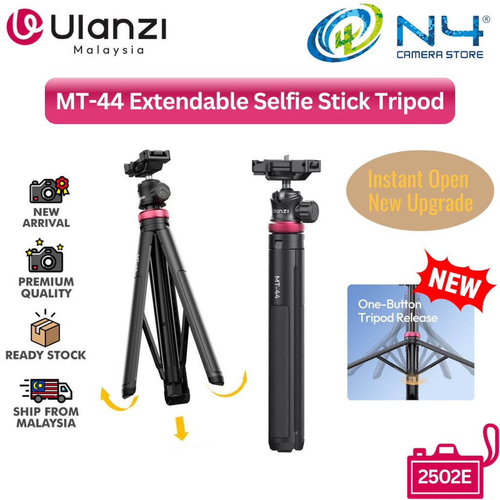 Ulanzi MT-44 Extend Tripod For Camera Phone Vlog Tripods With Cold Shoe ...