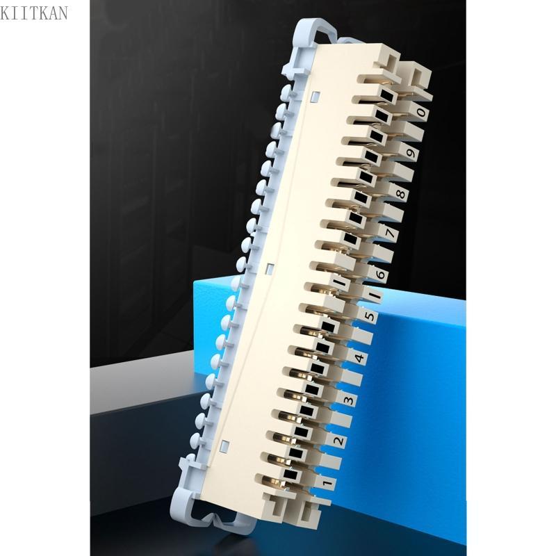 KIIK Rack 10 Pairs Telephone Patch Panel krone Voice Module ...