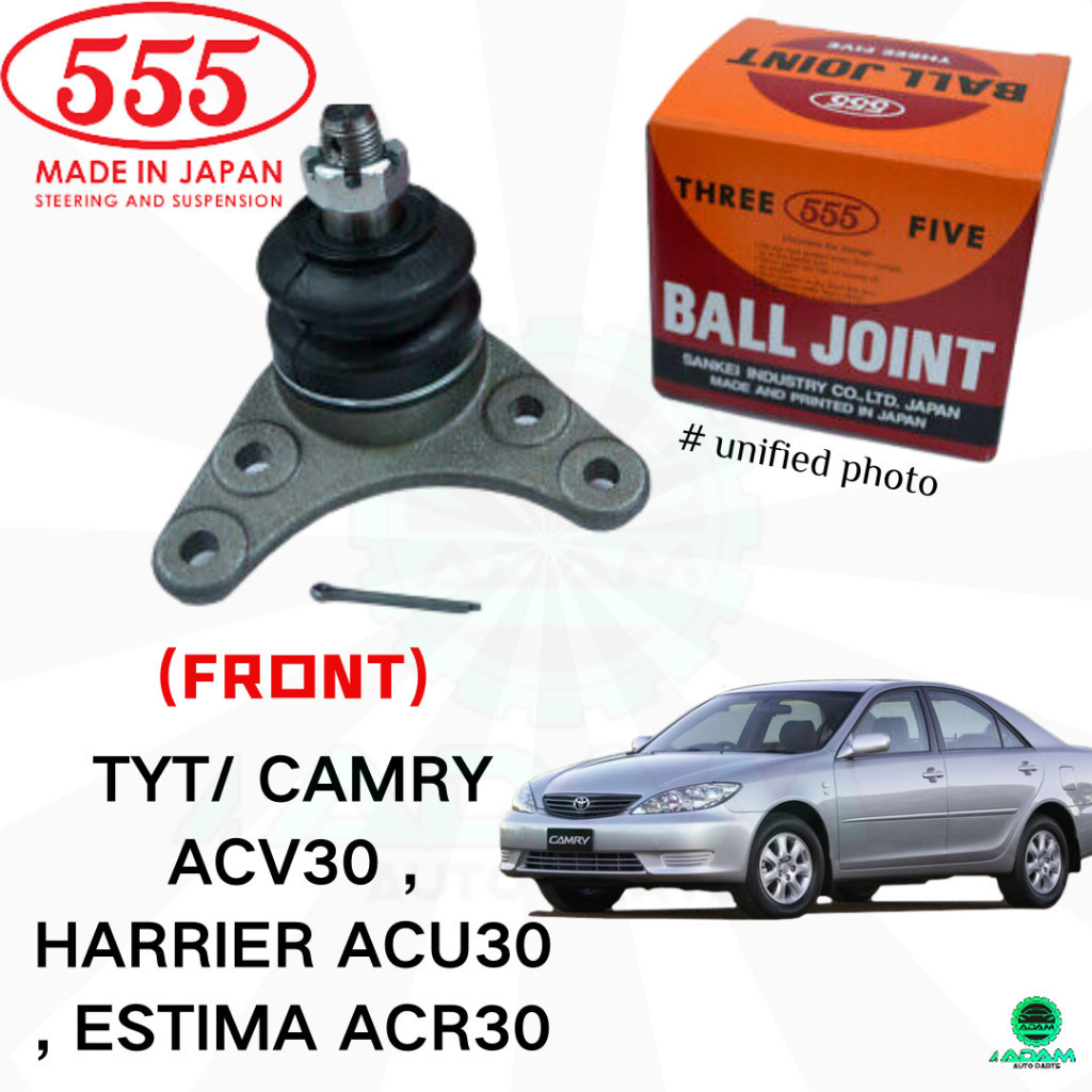 TOYOTA CAMRY ACV30 , HARRIER ACU30 , ESTIMA ACR30 555 JAPAN BRAND BALL ...