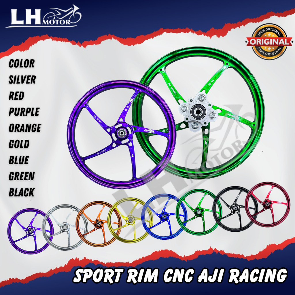 SPORT RIM CNC AJI RACING ALPHA-R Y15Z Y16ZR Y16ZR ABS 140/140X17 CUSTOM ...