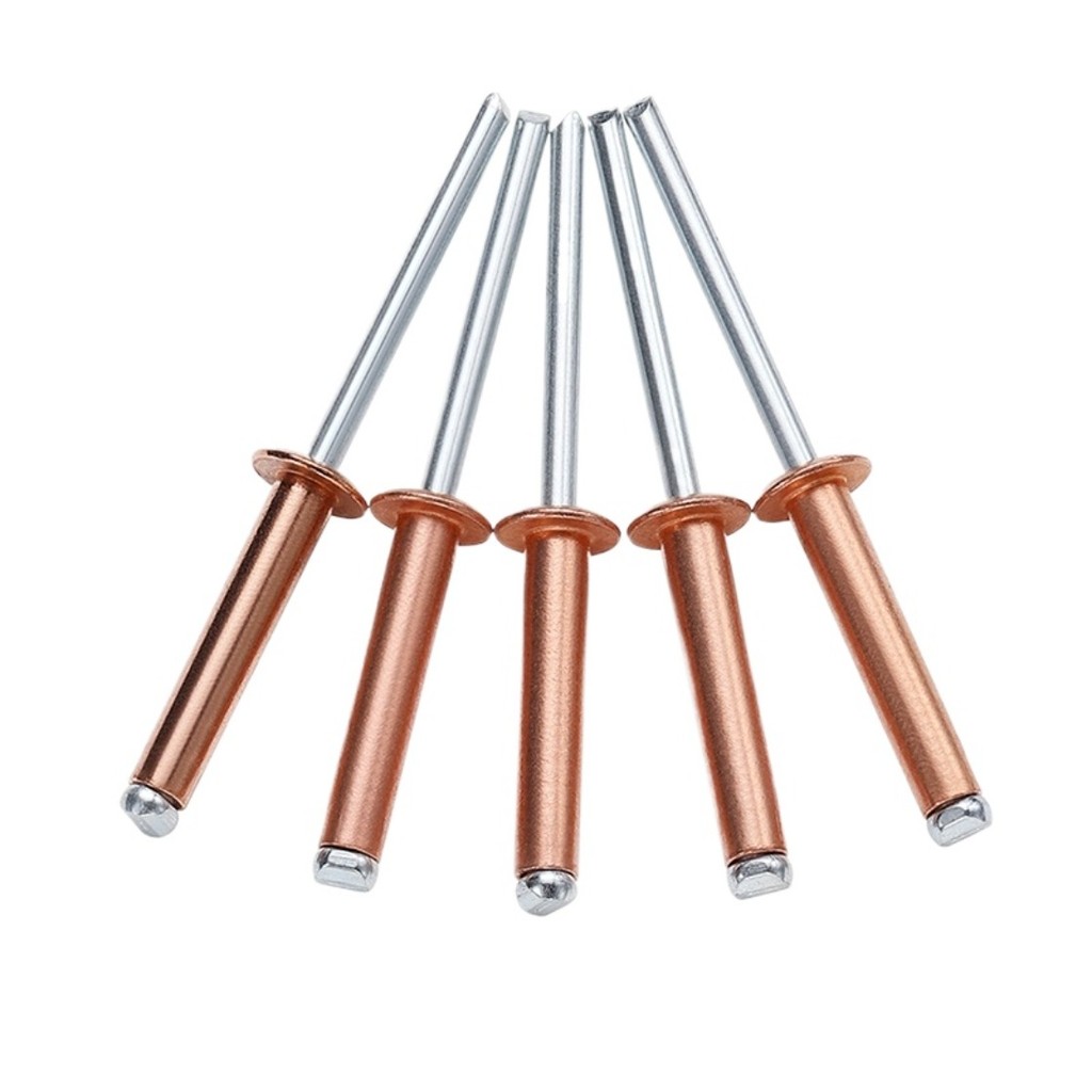 LJX）Copper blind rivets, pull rivets, pull nails, semi-round head ...