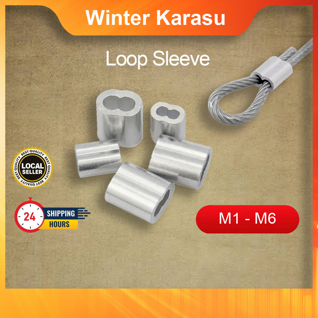 Aluminium Crimping Loop Sleeve for Wire Rope and Cable Wire Rope Clip ...