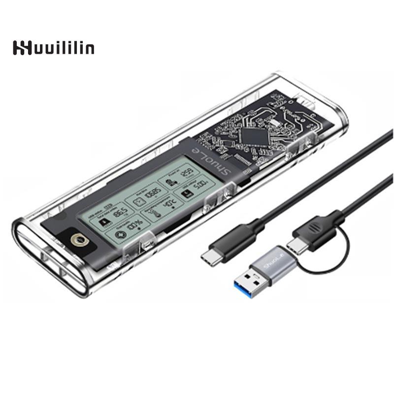 M. 2 NVME / NGFF Dual Protocol Solid State Drive Case Intelligent ...