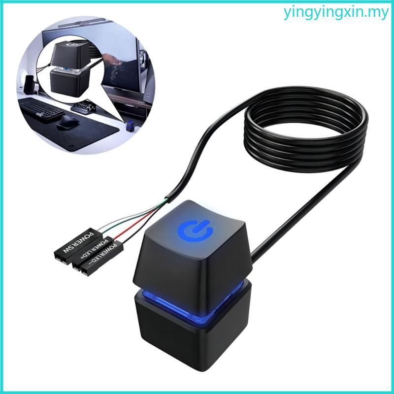 YIN LED Desktop Computer Power Switching Cafe Desktop Power On Button ...