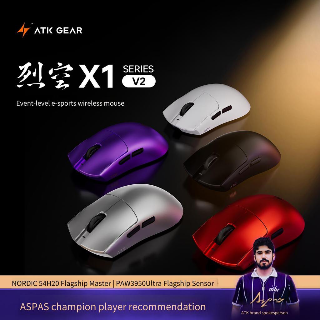 ATK GEAR Liekong X1V2 Wireless Handheld Ergonomic Gaming Mouse | Shopee ...