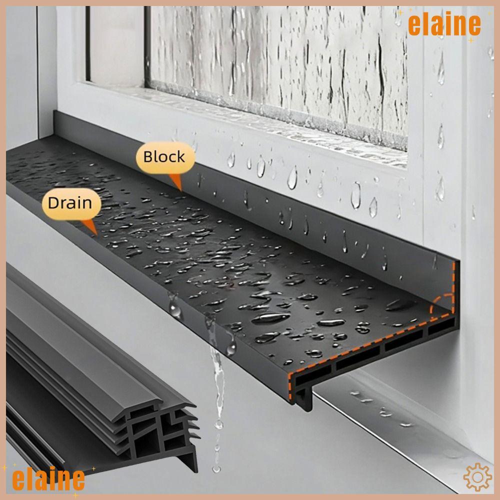 ELAINE Waterproof Baffle, TPE Self-Adhesive Window Water Blocking Bar ...