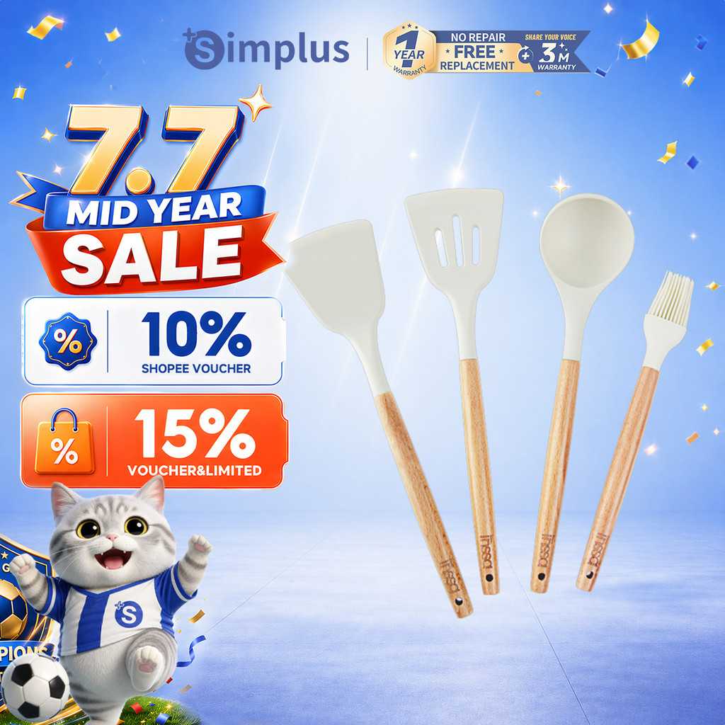 Simplus Silicone Spatula Silicone Kitchenware | Non Stick | Food Grade ...