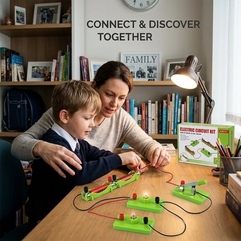 Electric Circuit Kit Science Experiment Set Series Parallel Circuit ...
