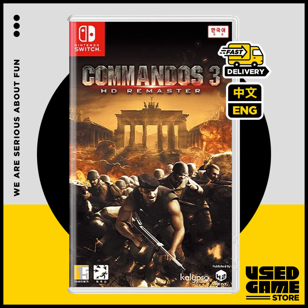 Nintendo Switch Commandos 3 - HD Remaster [中文/English] | Shopee Malaysia