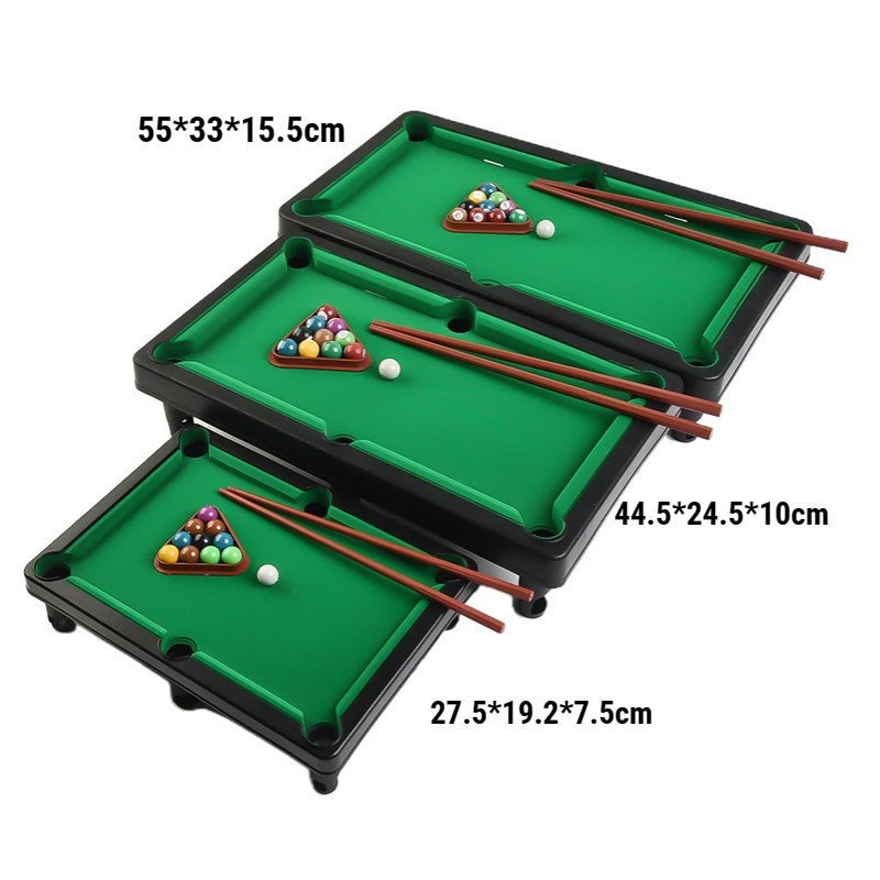 S/M/L Mini Kids Billiard Table Set Snooker Pool Board Game Sport Toy ...