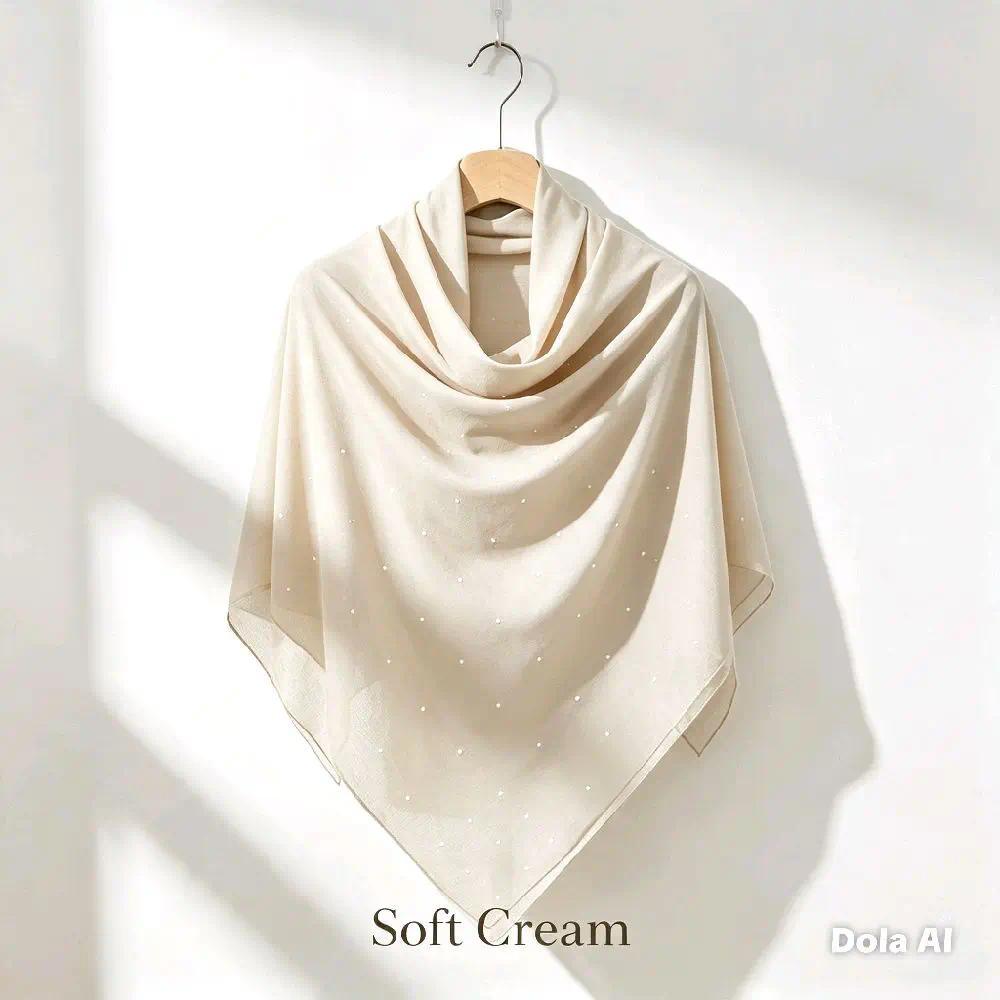 Tudung Bawal Cotton Batu Manik Tabur Putih Cotton Bidang 45 | Shopee ...