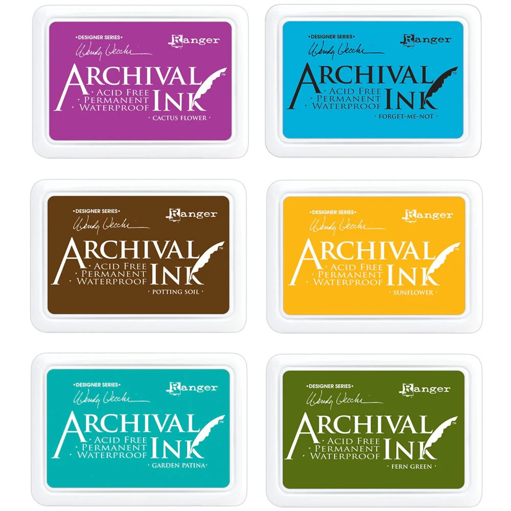 Ranger Ink Wendy Vecchi Designer Series Archival Ink Pad (Permanent Ink ...
