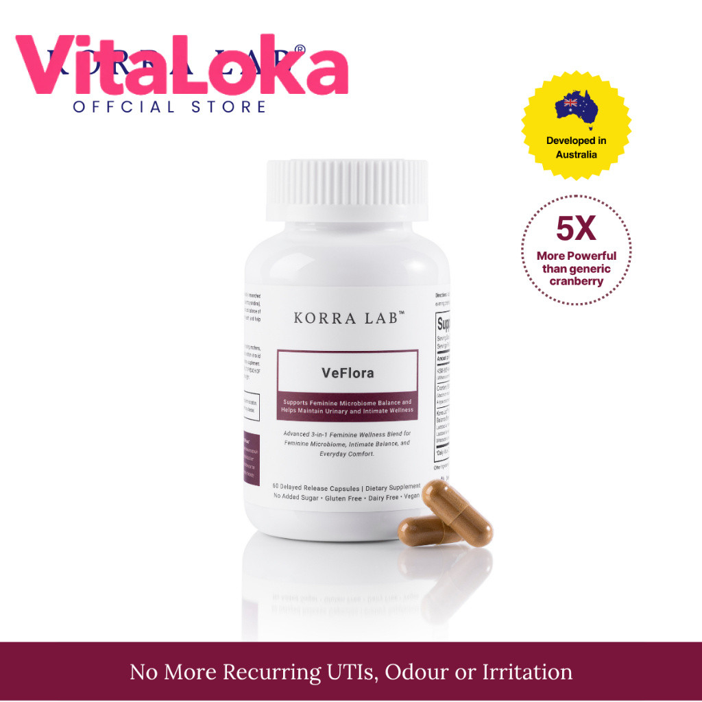 🍀KORRA LAB® VeFlora - No More Recurring UTIs, Odour or Irritation ...