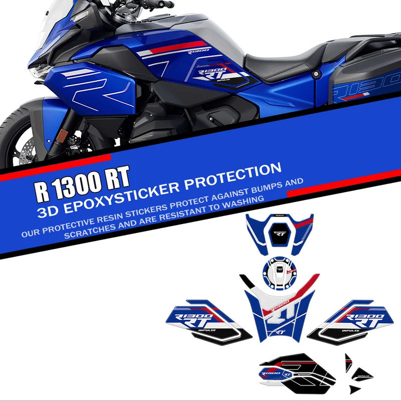 For R 1300 RT Accessories Motorcycle Tank Pad Protection 3D Resin ...