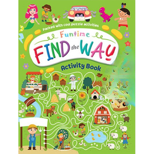 [PCG] Funtime Maze find a way / Children Preschool Activity Book 64 ...