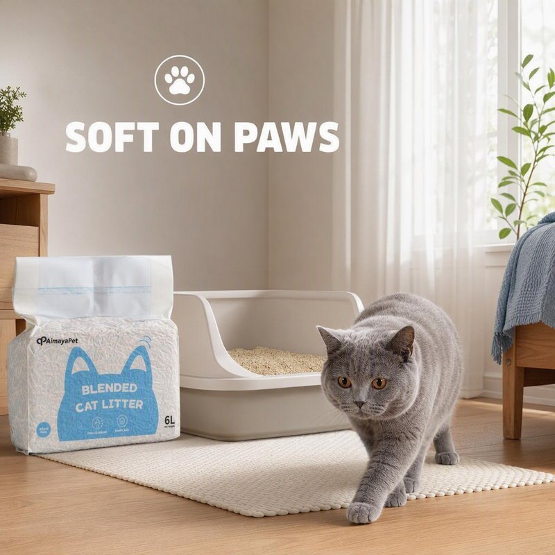 Tofu Cat Litter 6L Natural Plant Super Clumping Flushable Odor Control ...