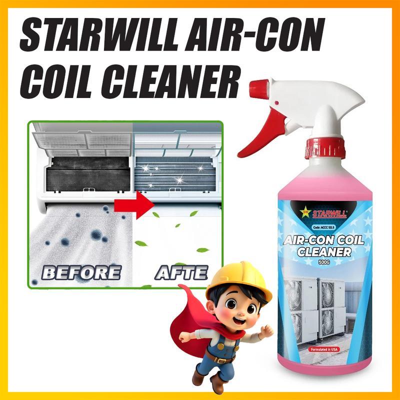Starwill 500ml Pencuci Gegelung Aircond – Spray Cuci Air-con Coil & Fin ...