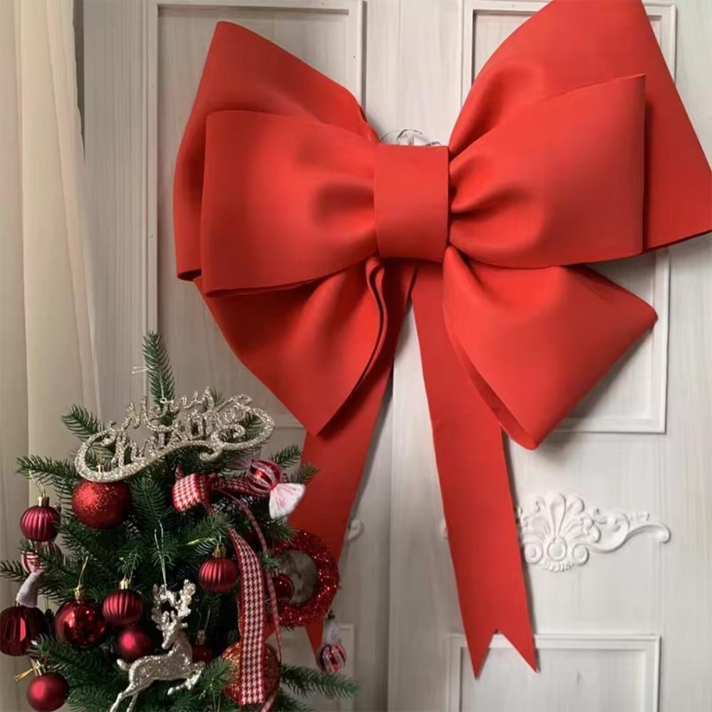SUBEI1 Christmas Giant Bow, 30/50/75cm Large Bow Knot Kit, Multi-scene ...