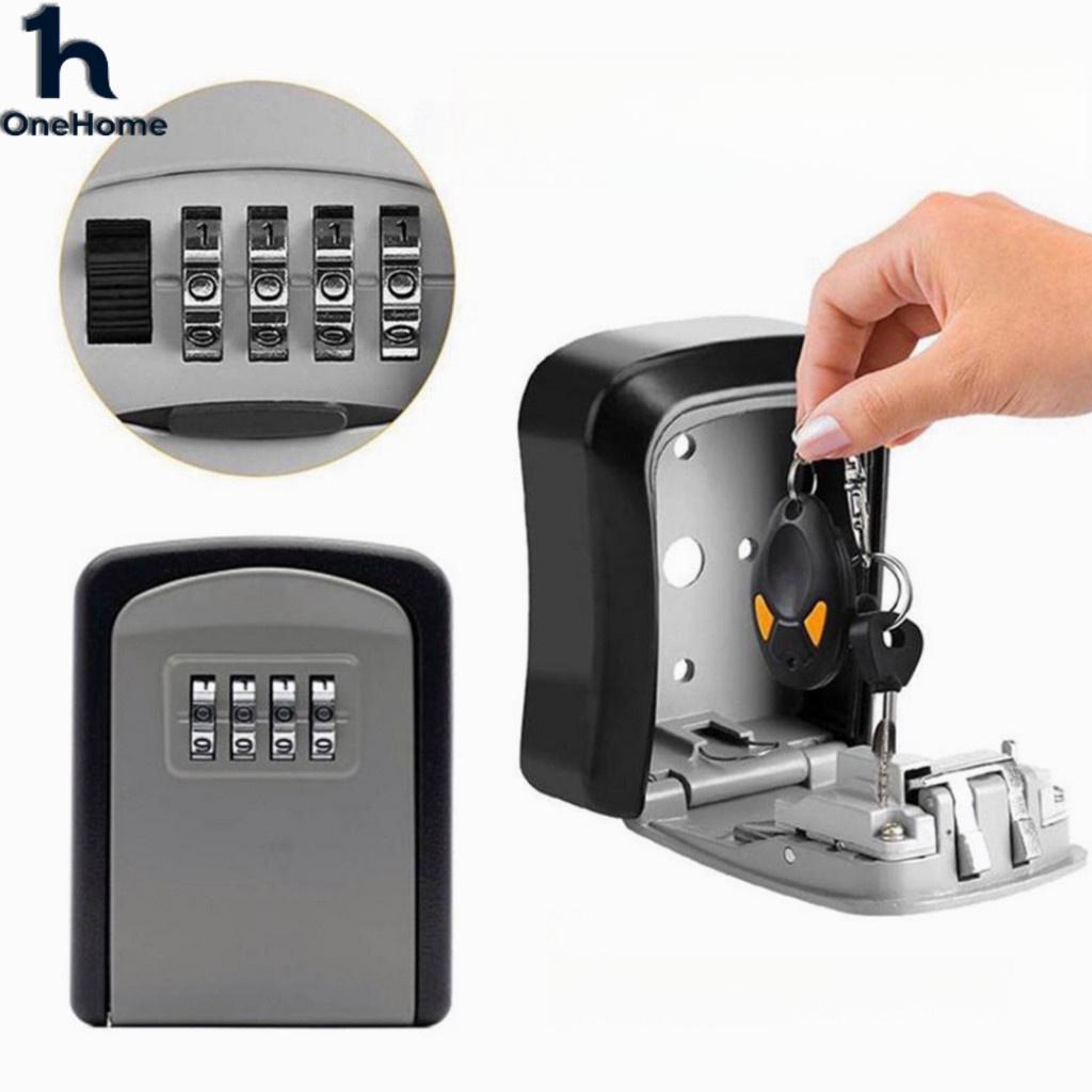 Wall Mounted Safe Key Box Portable Key Storage Lock Box Peti Kunci ...