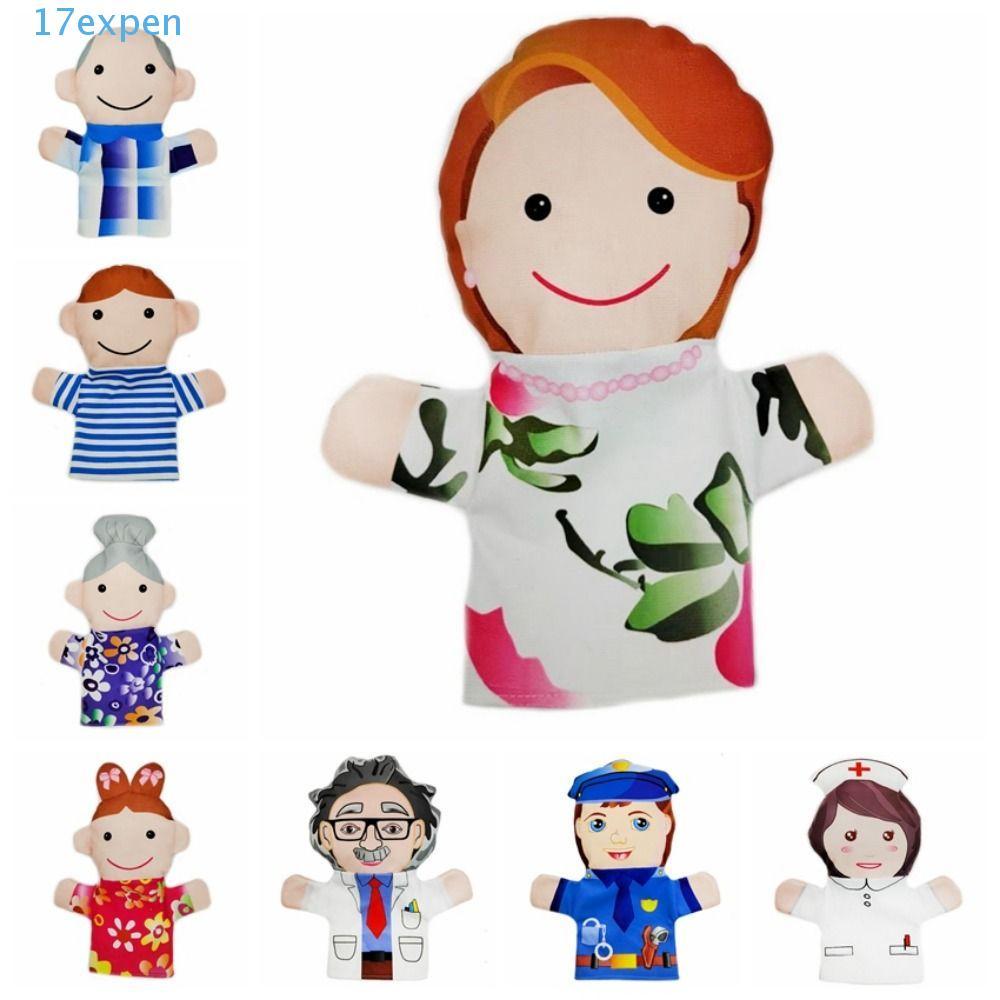 EXPEN Family Members Hand Puppets, 12 Types Plush Toy Hand Puppets For ...
