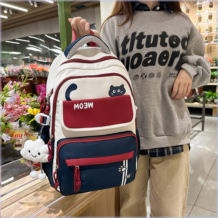 Korean Style Backpack for Students - Large Capacity Lightweight School ...