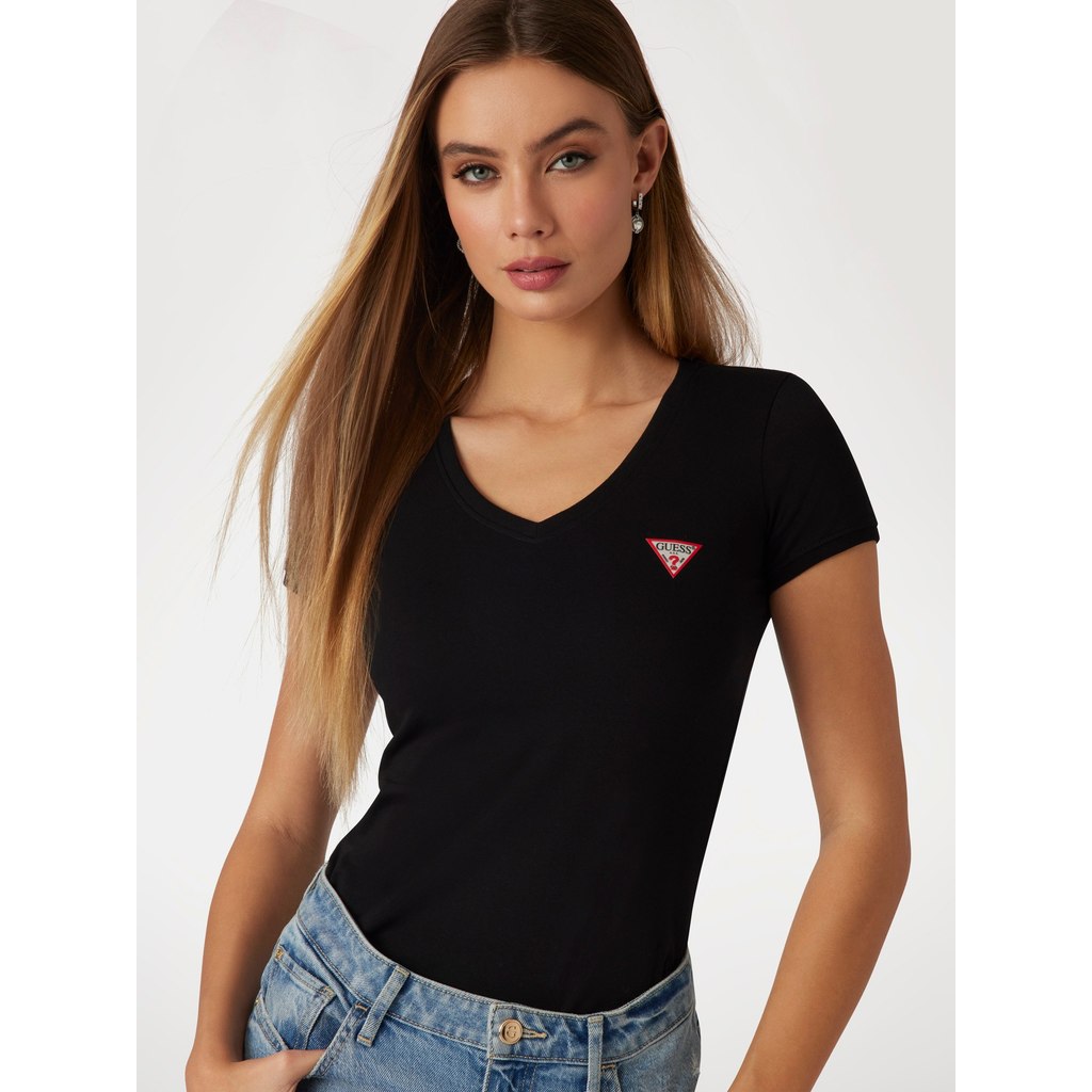 GUESS - WOMEN SHORT SLEEVE VN MINI TRIANGLE TEE | Shopee Malaysia