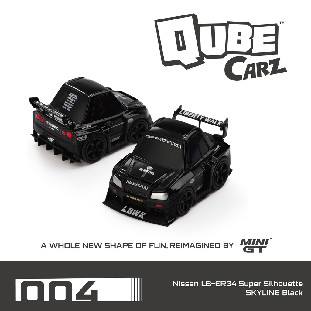 Mini GT - Qube Carz / QubeCarz 001 - 006 Static Display Scale