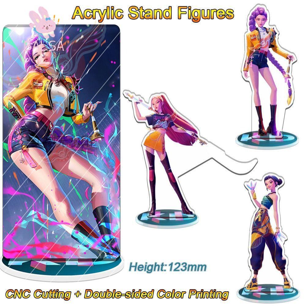 BALSA KPop Demon Hunters Standing Plates, Acrylic Huntrix Saja Boys ...