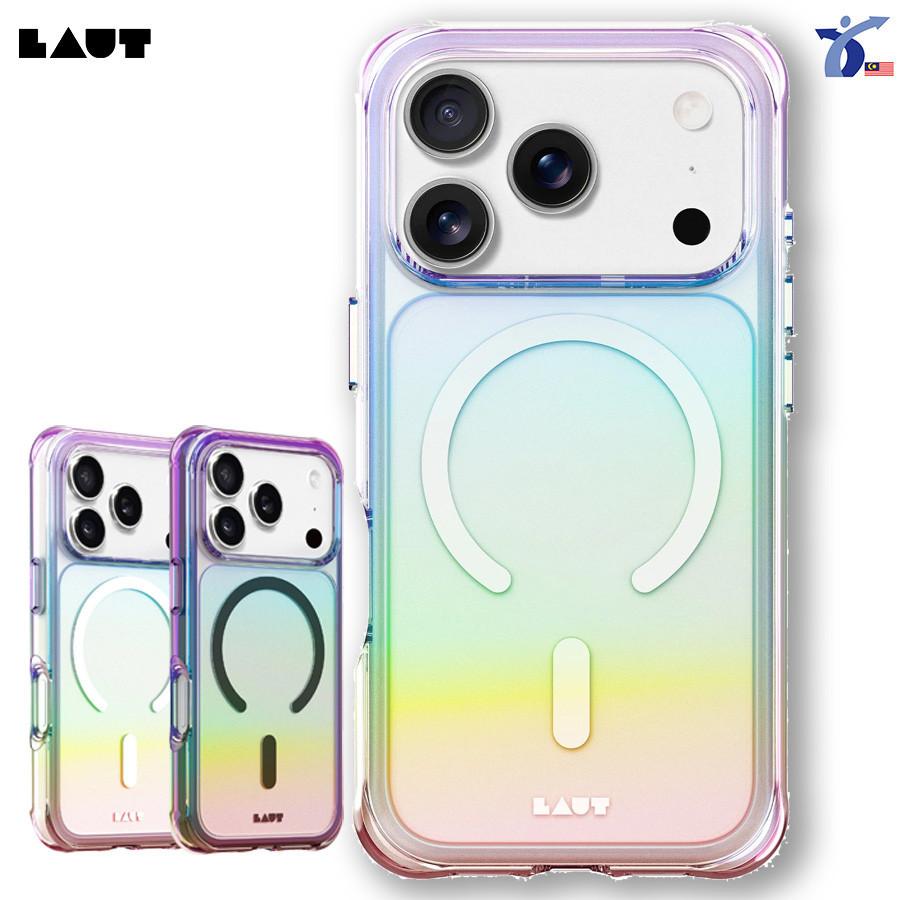 LAUT Aero Holo Phone Case compatible for iPhone 17 series (Magnetic ...