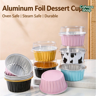 10/20/30PCS Reusable Aluminium Foil Tin Cup Pudding Cake Mold Air Fryer ...