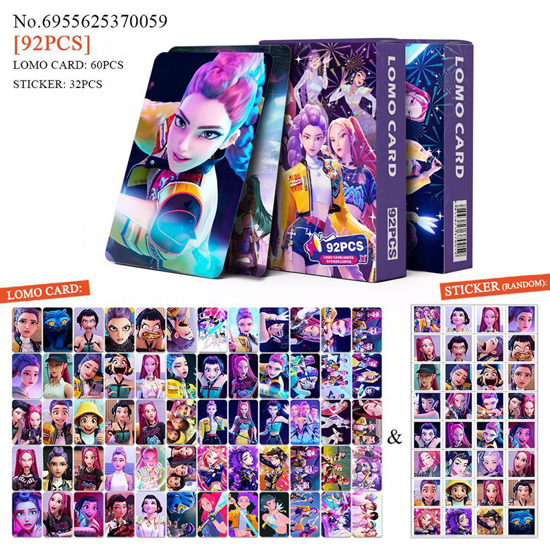 Kpop Demon Hunter Photocard Huntrix Postcard Lomo Card Commemorative ...