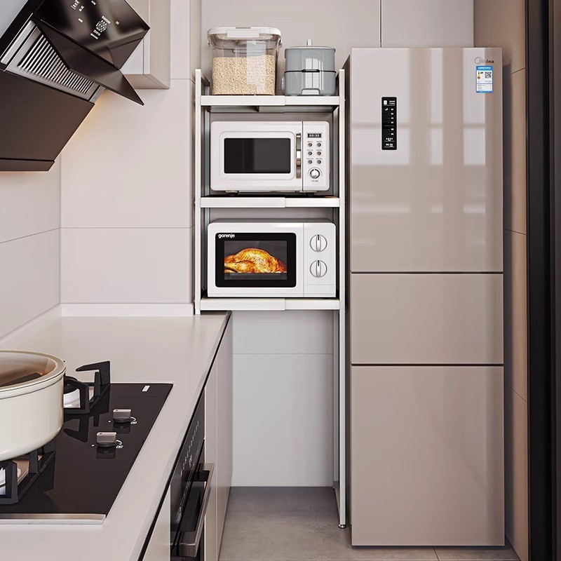 Retractable Kitchen Gap Rack Floor-standing Multi-Layer Space ...